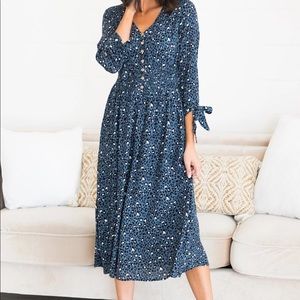 NWOT NeeSees XL nursing friendly maternity friendly button down dress